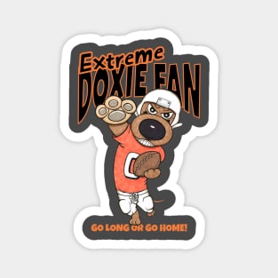 Funny Cute Doxie Dachshund Dog Football Magnet