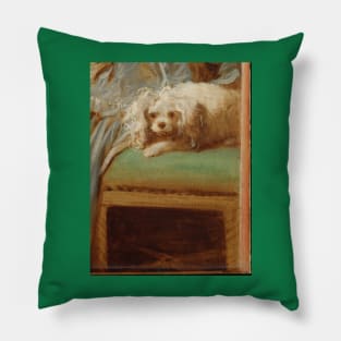 Painting of a dog Pillow