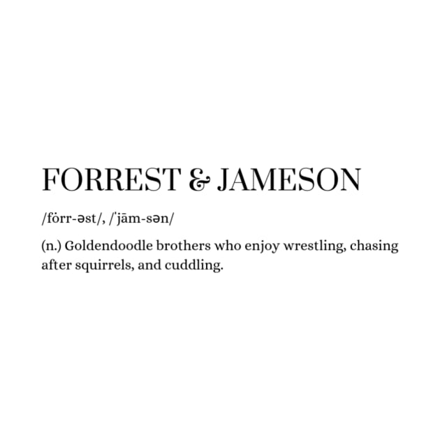 Forrest and Jameson Definition by FJdoods