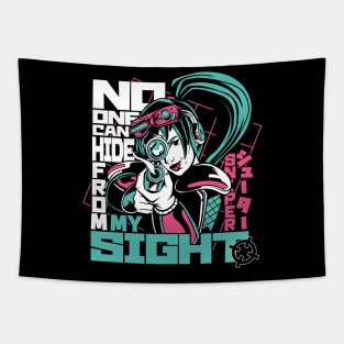 Anime Sniper Girl Tapestry