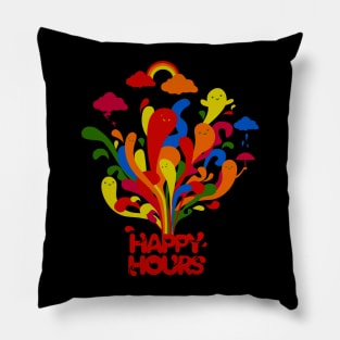 Happy Hours Time Pillow