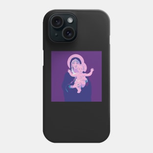 Virgin Mary and Child Phone Case