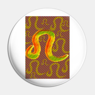 Rasta Leo Pin