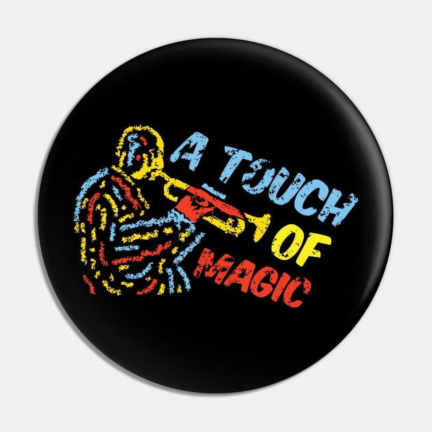 A Touch Of Magic Trumpet Player Pin by jazzworldquest