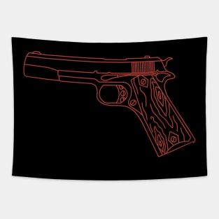 1911 Pistol Tapestry