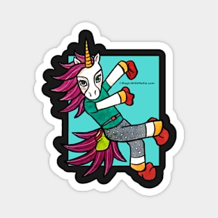 Animals of Inspiration: Rock Climbing Bouldering Unicorn Magnet