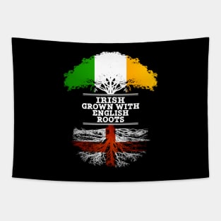 Irish Grown With English Roots - Gift for English With Roots From England Tapestry