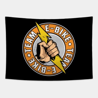 Team E-Bike Ebike Electric Bicycle Retro Logo Gift Tapestry