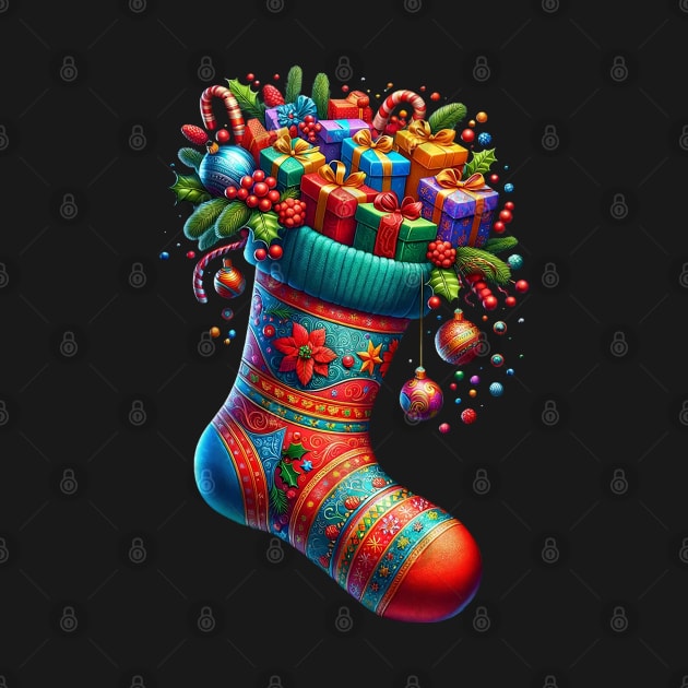 Christmas stocking by WorldByFlower