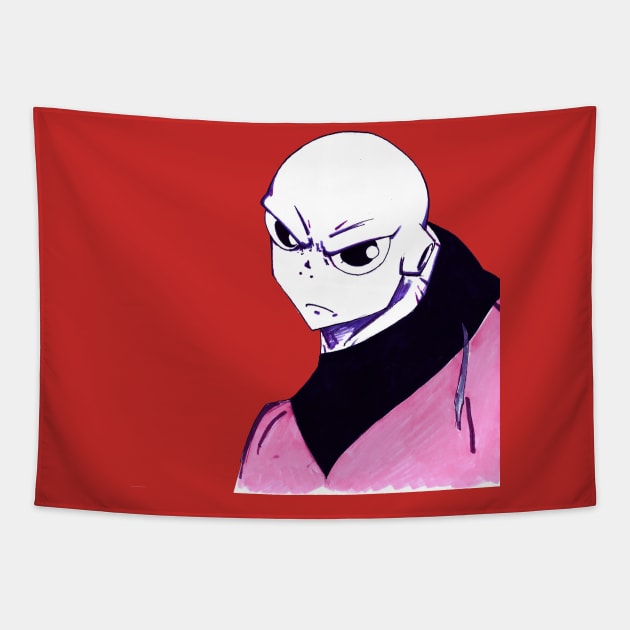 jiren the gray in dragon ball super Tapestry by jorge_lebeau