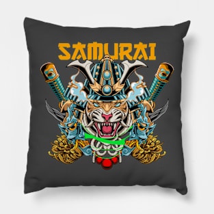 Tiger Samurai 05 Pillow