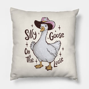 Silly Goose On The Loose Pillow