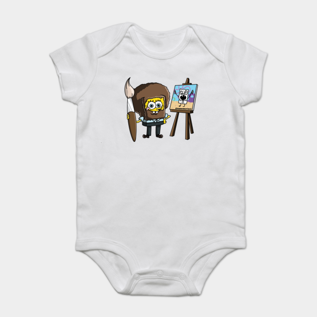 Sponge Bob Ross Spongebob Squarepants Body Bebe Teepublic Fr