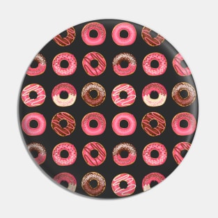 Sweet pink glazed donuts Pin