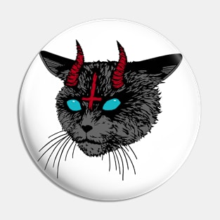 satan cat 2 Pin