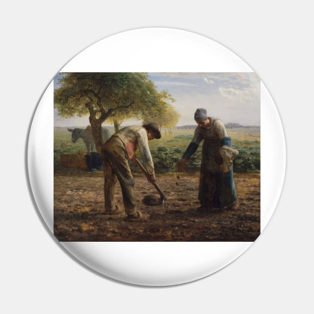 Potato Planters - Jean-François Millet Pin by themasters