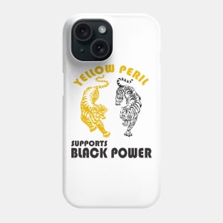 YEIIOW PERIL SUPPORTS BLACK POWER Phone Case