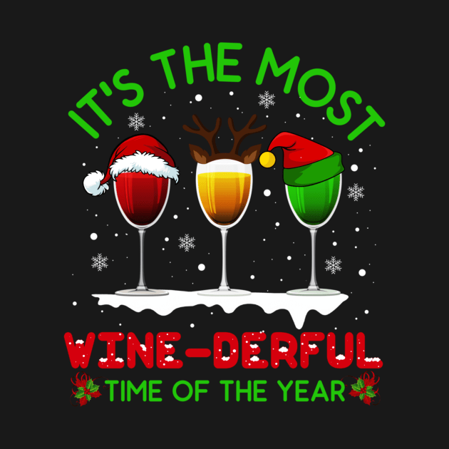 Christmas Wine Shirt Xmas Alcohol Pajama Pj Tops For Women Sweatshirt by Krysta Clothing