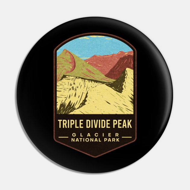 Triple Divide Peak Glacier National Park Pin by JordanHolmes