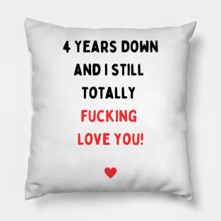 4th anniversary Pillow