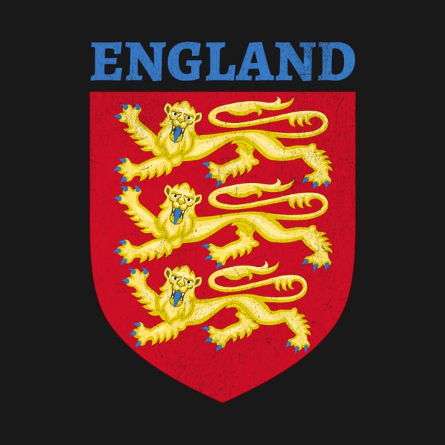 England Coat of Arms by SunburstGeo