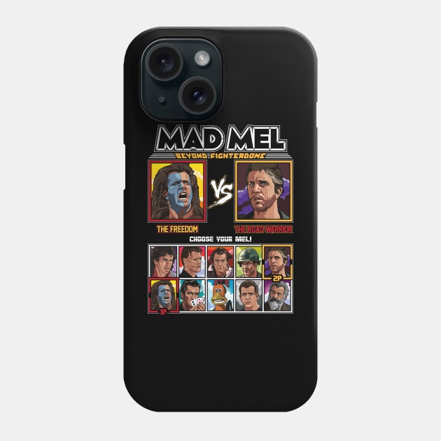 Mad Mel Gibson Beyond Fighterdome Phone Case by RetroReview