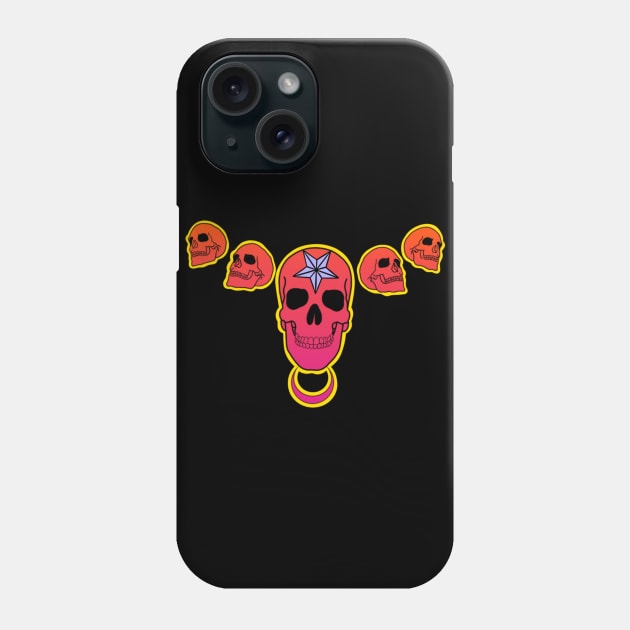 Collection of skulls Phone Case by Talu art