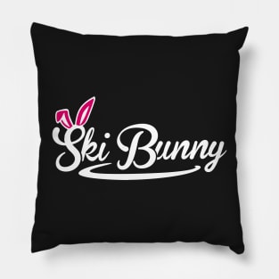 Ski Bunny Pillow