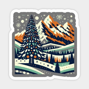 Winter Tree Magnet