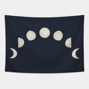 Moon Phases Fantasy Art Tapestry