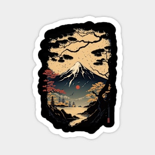 The Fuji Mountain Magnet