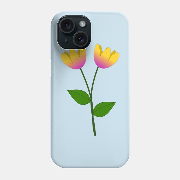 Beautiful yellow and purple daisies. Phone Case by Robyn's T shop