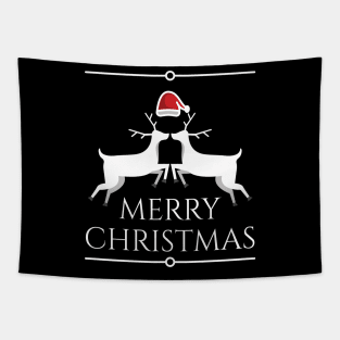 Christmas Deer Simple Design Tapestry