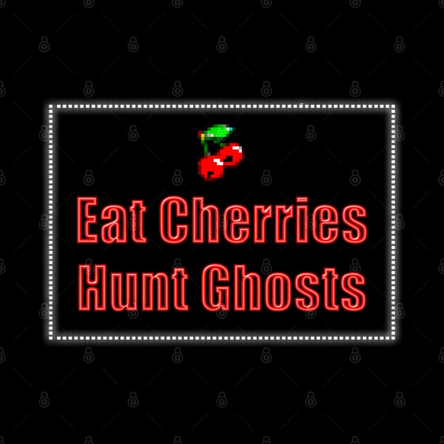 Eat Cherries Hunt Ghosts by inshapeuniverse