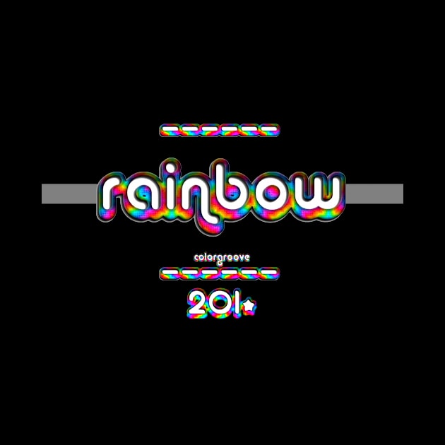 Rainbow 2010 ColorGroove Retro-Rainbow-Tube nostalgia (tf) by Blackout Design