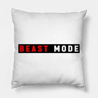 Beast mode shirt, beauty and the beast Pillow