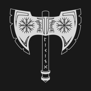 Double Viking Axe T-Shirt