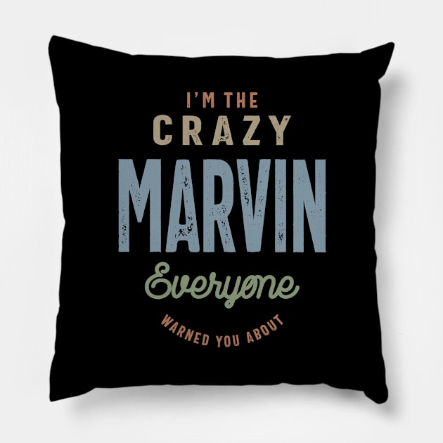 Marvin Personalized Name Birthday Gift Pillow by cidolopez