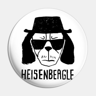 Heisenbeagle - Dog Lover Dogs Pin