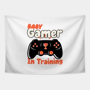 Baby Gamer In Training Funny Quote Tapestry