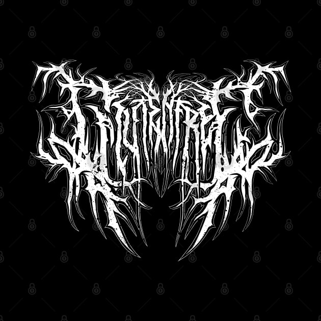 GLUTEN FREE death metal logo by Brootal Branding