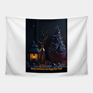 Christmas Greetings Tapestry