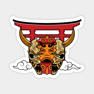 Oni mask daruma Magnet