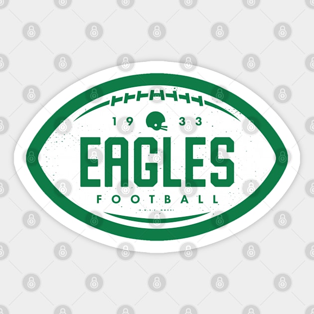 Philadelphia Eagles Retro Round - Sticker