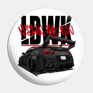 LIBERTY WALK NISSAN GTR-R35(BLACK) Pin