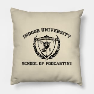 IU: School of Podcasting (black screen) Pillow