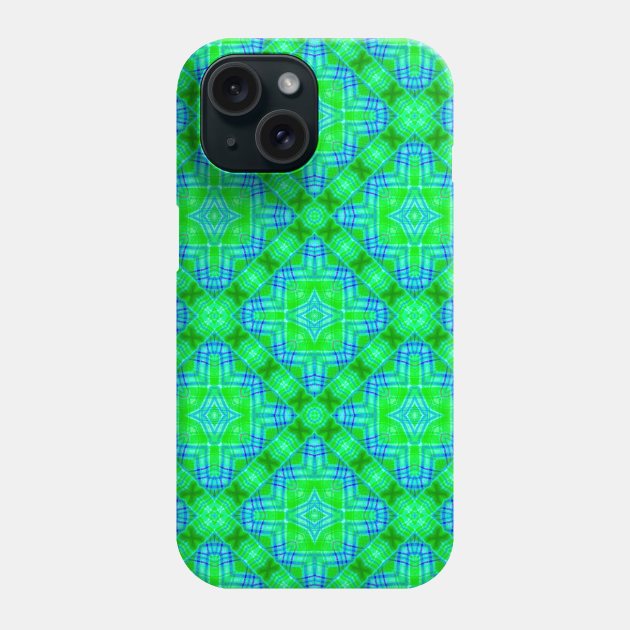 Green Ribbon Pattern Phone Case by Amanda1775