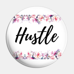 Floral Hustle Black Pin