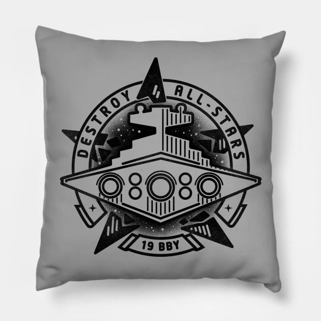 Destroy All-Stars Pillow by Gintron