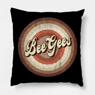 Vintage brown exclusive - bee gees Pillow